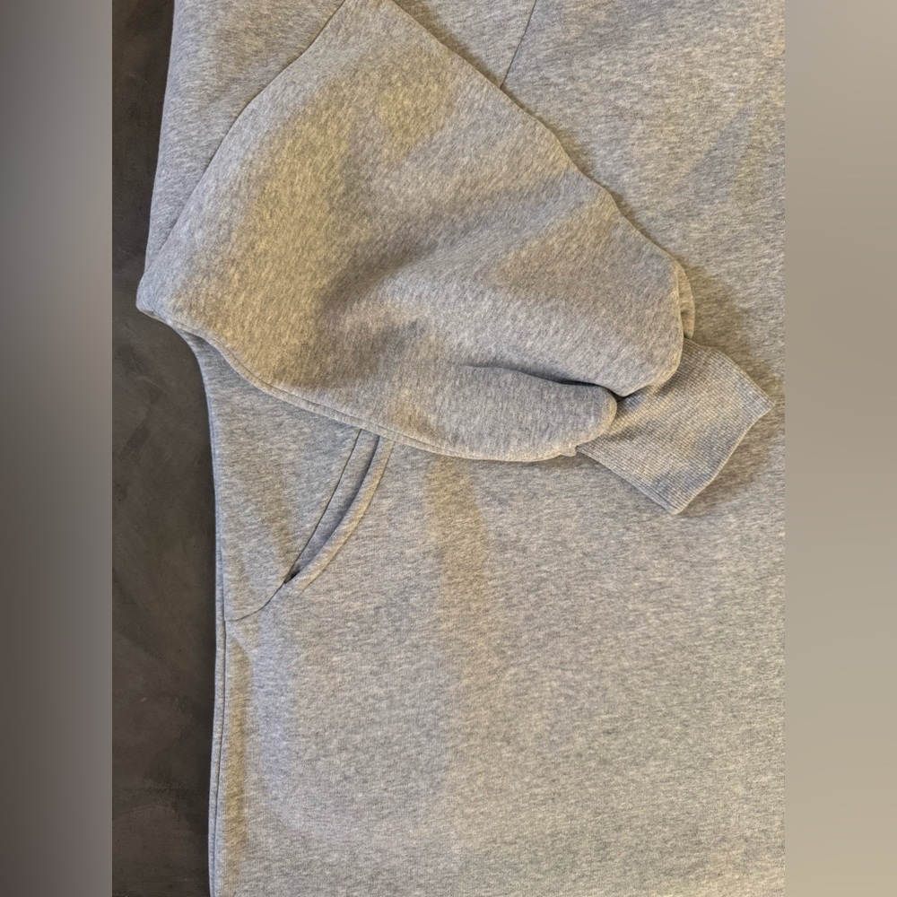 Grey Hooded Sweatshirt Dress - Picture 9 of 13